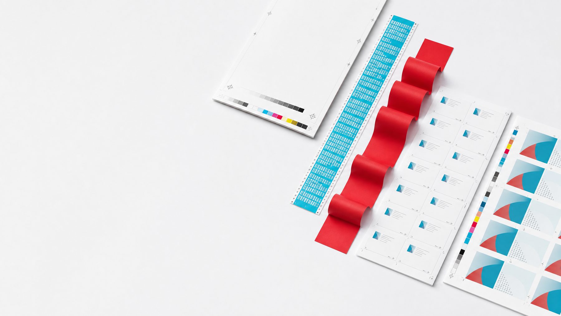 Digital press sheets, data lanes and production files in a controlled mailing workflow